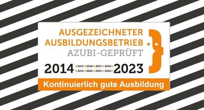 Kontinuierliche Qualität in der Ausbilkung seit 10 Jahren.