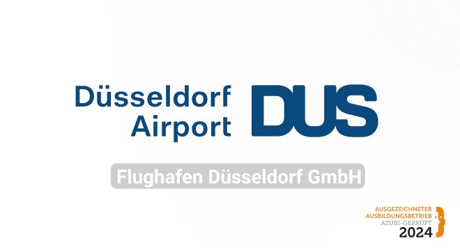 Flughafen Düsseldorf GmbH  ist Ausgezeichneter Ausbildungsbetrieb 2024