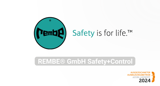 REMBE® GmbH Safety+Control ist Ausgezeichneter Ausbildungsbetrieb 2024